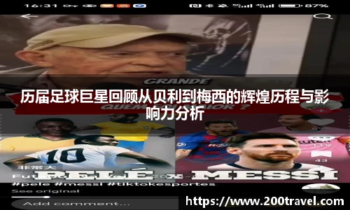历届足球巨星回顾从贝利到梅西的辉煌历程与影响力分析