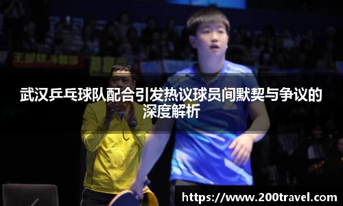 武汉乒乓球队配合引发热议球员间默契与争议的深度解析